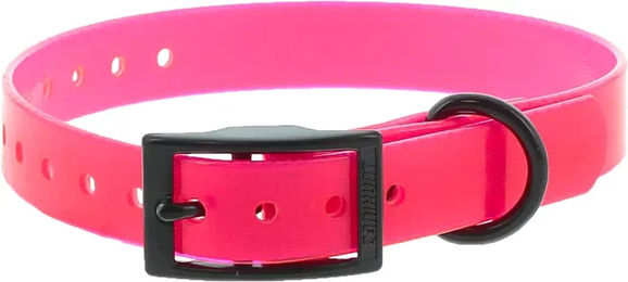 Produktbild von Canihunt Xtreme Hundehalsband aus Polyester in Rosa wasserdicht mit doppelter Schnalle