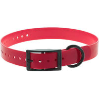 Produktbild von Canihunt Xtreme Hundehalsband aus Polyurethan mit doppelter Schnalle wasserfest Rot
