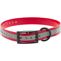 Produktbild von Canihunt Xtreme Reflektierendes Hundehalsband aus Polyurethan und Polyester wasserdicht in Rot