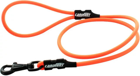 Canihunt Xtreme Runde Hundeleine aus Kunststoff Orange 120 cm wasserabweisend – Bild 1 von 1