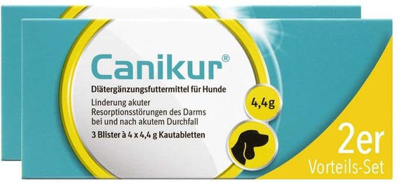 Canikur Kautabletten für Hunde zur Unterstützung der Magen-Darm-Funktion und bei akuten Resorptionsstörungen des Darms – Bild 1 von 2