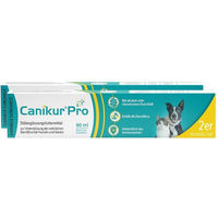 Produktbild von Canikur Pro Paste von Böhringer Ingelheim zur Unterstützung der Magen-Darm-Flora für Hunde und Katzen mit Probiotika 120g