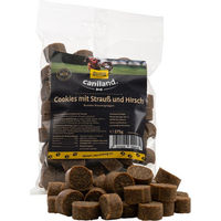 Produktbild von Caniland Cookies Kausnack mit Strauß und Hirsch getreidefrei 3 x 275 g - 3 x 275 g