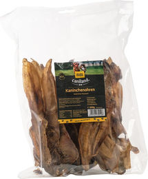 Produktbild von Caniland Naturkauartikel Kaninchenohren Monoprotein Hypoallergen 3 x 200 g