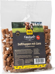 Produktbild von Caniland Softhappen Belohnungssnack mit Gans getreidefrei und sensitive 200 g - 4 x 200 g