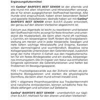 Produktbild von Canina Barfers Best Senior Vitalstoff Pulver für Hunde 2 kg - 2 kg