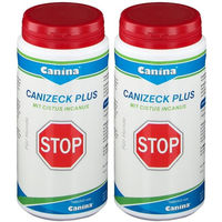 Produktbild von Canina Canizeck Plus Nahrungsergänzung in Tabletten zur Immunstärkung und Unterstützung von Magen-Darm sowie Haut und Fell für Hunde aller Größen