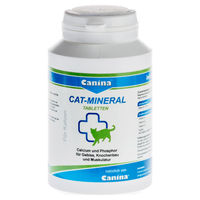 Produktbild von Canina Cat-Mineral Tabletten für Katzen zur Unterstützung von Gelenken, Knochen und Zahnpflege 150 g - 150 g
