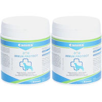 Produktbild von Canina Dog Immun Protect Pulver zur Immunstärkung und Unterstützung der Magen-Darm-Gesundheit für Hunde aller Altersstufen und Größen 600g