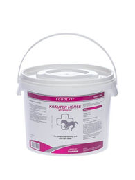 Produktbild von Canina EQUOLYT Kräuter Pulver für Pferde zur Unterstützung der Atemwege und des Immunsystems - 1 kg