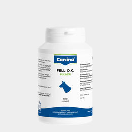 Produktbild von Canina Fell O.K. Pulver Haut-Fell-Supplement mit Vitaminen 200 g - 200 g