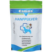 Produktbild von Canina Hanfpulver 200 g zur Unterstützung von Verdauung und Immunstärkung für alle Hunde und Katzen - 200 g