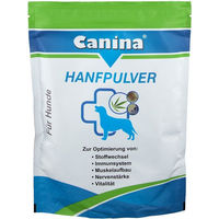Produktbild von Canina Hanfpulver zur Unterstützung von Haut, Fell und Magen-Darm für Hunde und Katzen 500 g - 500 g