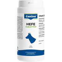 Produktbild von Canina Hefe Tabletten Nahrungsergänzung für Hunde mit Vitaminen zur Unterstützung von Haut, Fell und Immunsystem 250 g - 250 g