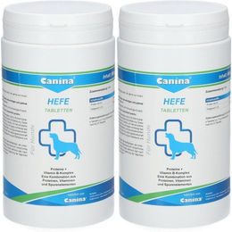 Produktbild von Canina Hefe Tabletten zur Unterstützung von Haut, Fell und Immunsystem für Hunde und Katzen aller Größen und Altersstufen 1600g
