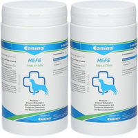 Produktbild von Canina Hefe Tabletten zur Unterstützung von Haut, Fell und Immunsystem für Hunde und Katzen aller Größen und Altersstufen 1600g
