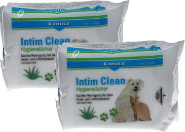 Produktbild von Canina Intim Clean Hygienetücher für Hunde und Katzen