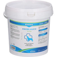 Produktbild von Canina Knoblauch Pulver Nahrungsergänzung für Hunde zur Unterstützung des Immunsystems und der Entgiftung 2500g - 2,5 kg