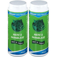 Produktbild von Canina KRÄUTER-DOC Niere und Harnblase Nahrungsergänzung Pulver für Hunde und Katzen 300g