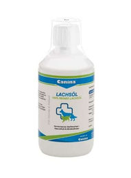 Produktbild von Canina Lachsöl Haut-Fell-Supplement für Hunde und Katzen ohne Farb- und Aromastoffe