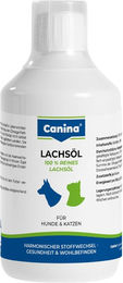 Canina Lachsöl Haut und Fell Nahrungsergänzung für Hunde und Katzen 500 ml - 500 g – Bild 1 von 4