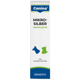Produktbild von Canina Mikrosilber Ohrenliquid Ohrenreiniger für Hunde und Katzen 50 ml