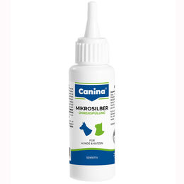 Canina Mikrosilber Ohrenspülung Ohrenreiniger für Hunde und Katzen 100 ml – Bild 1 von 1