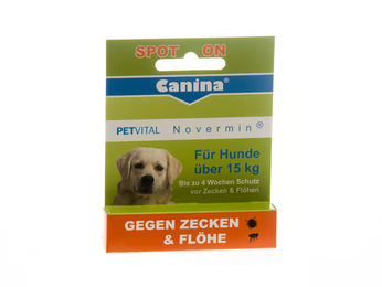 Canina Novermin flüssiges Wurmmittel für Hunde über 15 kg 4 ml – Bild 1 von 1