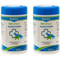 Produktbild von Canina PETVITAL Augentücher Augenreiniger für Hunde und Katzen aller Größen