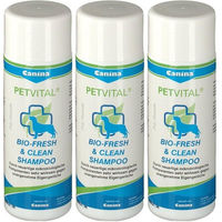 Produktbild von Canina PETVITAL Bio Fresh & Clean Shampoo für Haut und Fell 200 ml