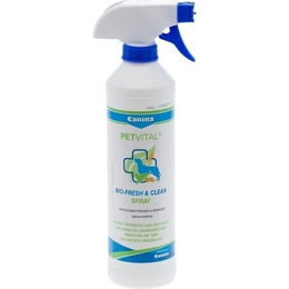 Canina Petvital Bio Fresh & Clean Spray Geruchsentferner für Hund und Katze 500 ml - 500 ml – Bild 1 von 6