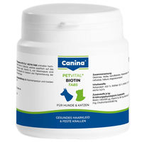 Produktbild von Canina Petvital Biotin-Tabletten für Haut und Fell 100 g - 100 g