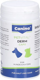 Canina Petvital Derm Caps Haut und Fell Supplement für Hunde und Katzen 55 Kapseln – Bild 1 von 2