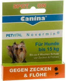 Canina Petvital Novermin Flüssig für Hunde bis 15 kg 2 ml – Bild 1 von 1