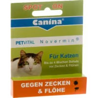 Produktbild von Canina PETVITAL Novermin flüssiges Wurmmittel für Katzen 2 ml