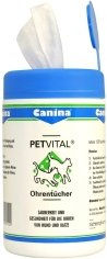 Canina Petvital Ohrenpflegetücher für Hunde 120 Stück - 120 Stk. – Bild 1 von 7