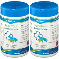 Produktbild von Canina PETVITAL Ohrenreiniger Ohrentücher Blau
