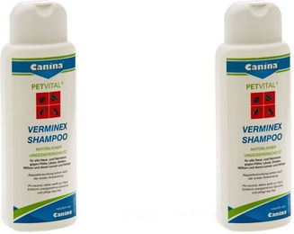 Produktbild von Canina PETVITAL Verminex Shampoo gegen Flöhe, Läuse, Zecken und Milben 500ml