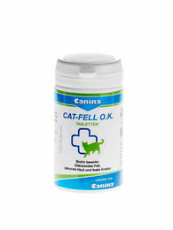 Produktbild von Canina Pharma Cat-Fell O.K. Tabletten Haut und Fell Supplement für Katzen 125g - 125 g