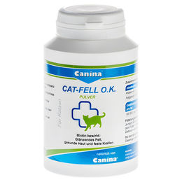 Canina Pharma Fell O.K. Pulver für Katzen zur Unterstützung von Haut und Fell 100 g - 100 g – Bild 1 von 2