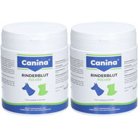 Produktbild von Canina Rinderblutpulver Nahrungsergänzung für Hunde und Katzen zur Rekonvaleszenz und zum Muskelaufbau 1000g