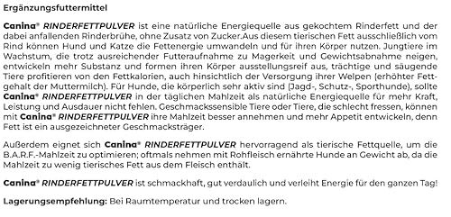 Canina Rinderfettpulver für Hunde ohne Zucker 250 g - 250 g – Bild 1 von 7