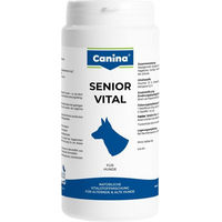 Produktbild von Canina Senior Vital Nahrungsergänzung für Hunde als Pulver zur Unterstützung von Gelenken, Haut, Fell und Verdauung 250 g - 250 g