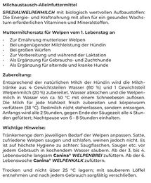 Canina Welpenmilch Laktosefrei Muttermilchersatz für Welpen 450 g - 450 g – Bild 1 von 4