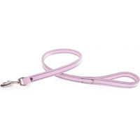 Produktbild von Canine Vendéenne Hundeleine aus Leder in Rosa 20/100 cm