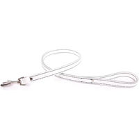 Produktbild von Canine Vendéenne Hundeleine aus Leder in Weiß 30/60 cm
