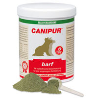 Produktbild von Canipur Barf Vitalstoffreiches Mineralfutter Pulver zur Nahrungsergänzung für die Rohfütterung 1000 g
