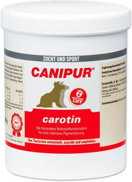 Produktbild von Canipur Carotin Canvit Nahrungsergänzung für Haut und Fell mit Vitaminen