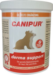 Produktbild von Canipur Derma Support Haut-Fell-Supplement zur Immunstärkung für Senioren 1000g
