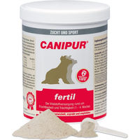 Produktbild von Canipur Fertil Nahrungsergänzung mit Vitaminen zur Förderung der Fruchtbarkeit 500 g
